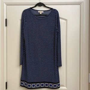 MICHAEL Michael Kors Shift Dress Womens XL office Career pull over stretch